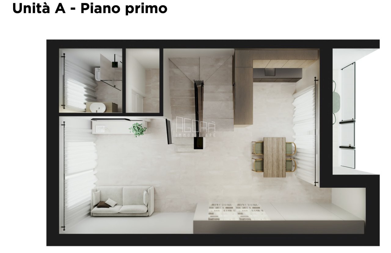 Unità A -PT - Casa indipendente Via Ponte Fonderia 8, Rovigo - planimetria 1