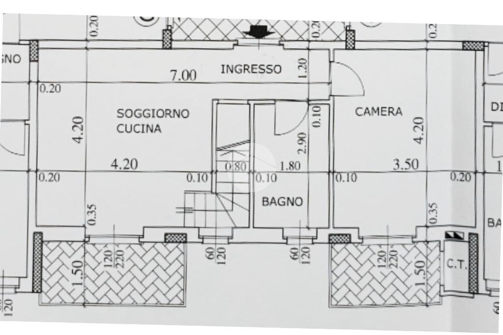 Quadrilocale Via Giorgio E Giovanni Amendola, Brandizzo - planimetria 1