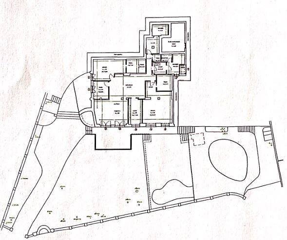 Villa via Andrea Doria, Santa Margherita Ligure - planimetria 1