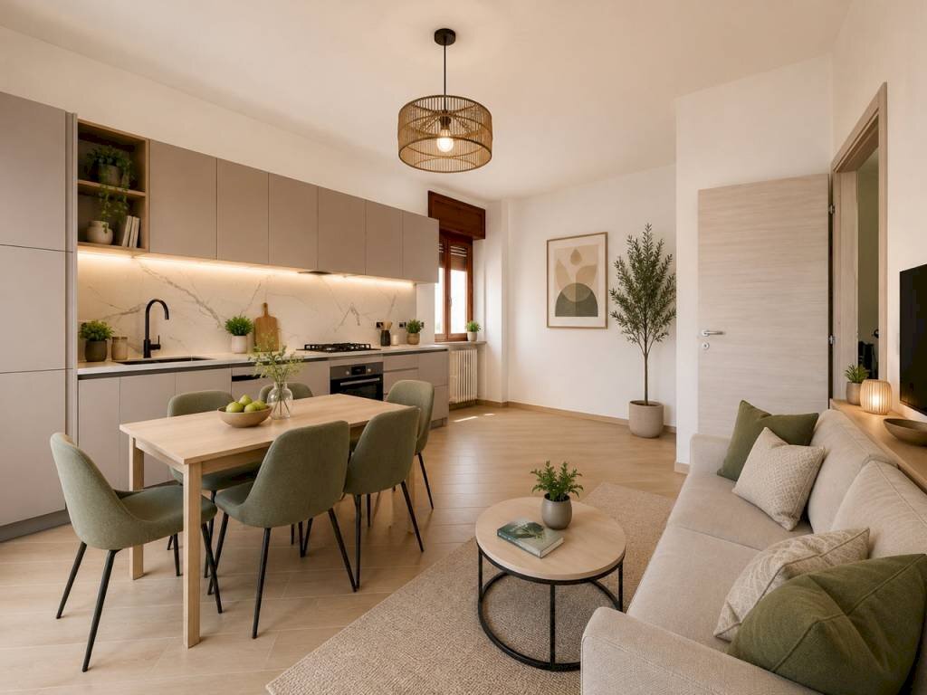 Cucina - Trilocale via Alessandro Volta, 15, Carmagnola - foto 3