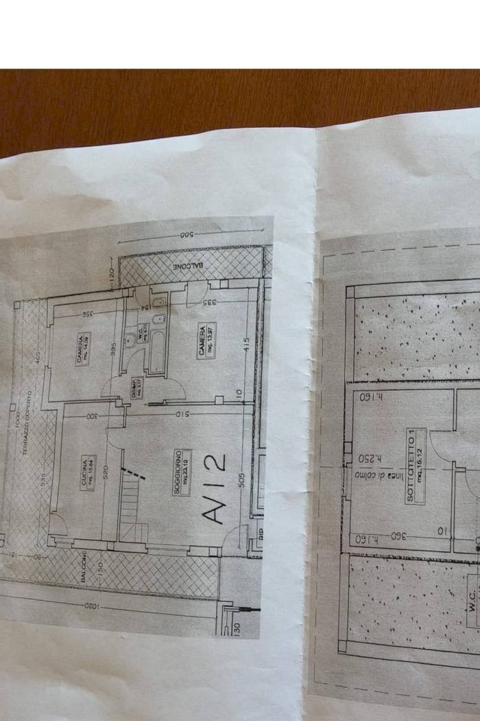 Attico via Giovan Battista Quadrone, 10, Mondovì - planimetria 1