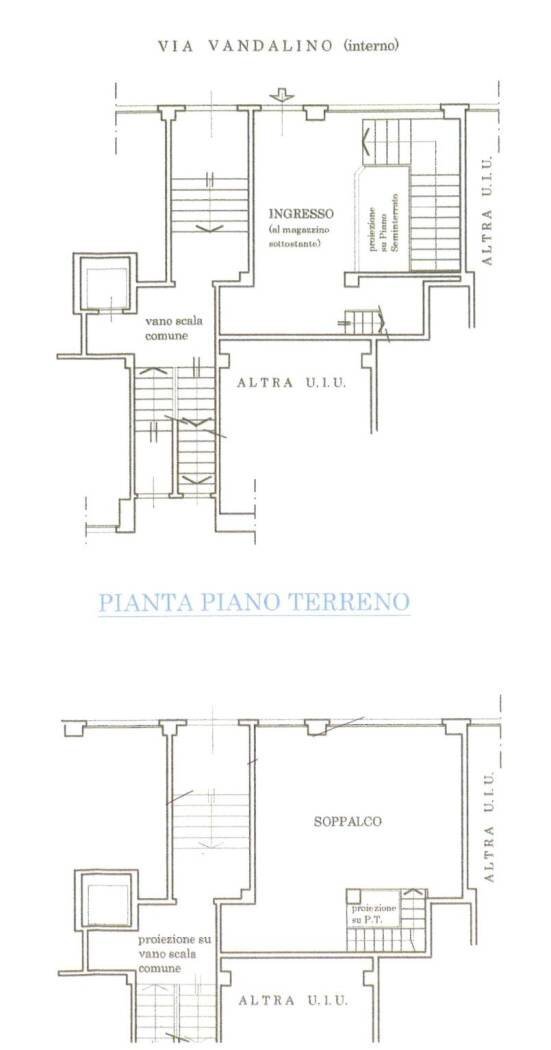 Shop via Vandalino, 82/32, Torino (neighborhood Pozzo Strada) - floor plans 1