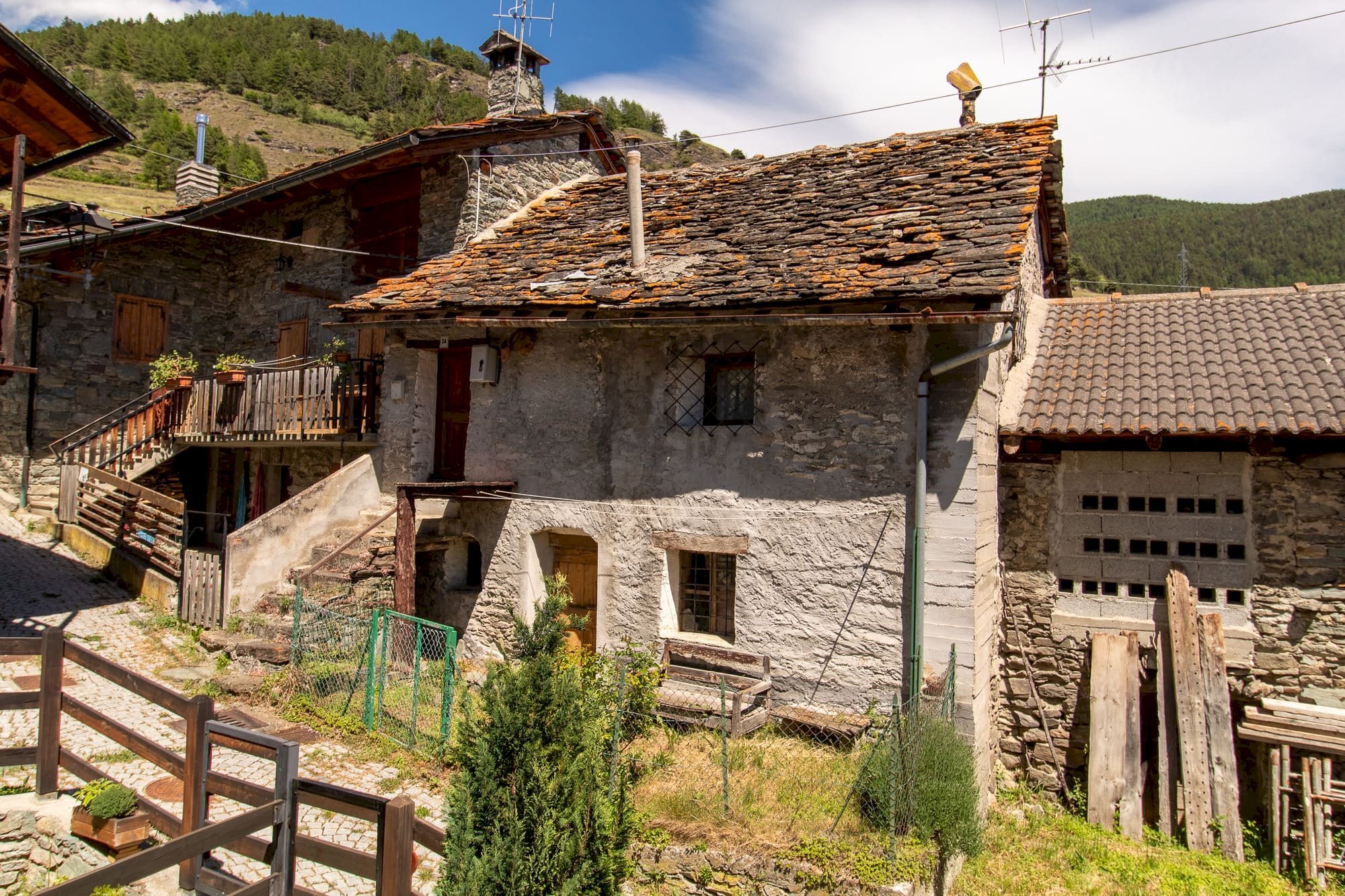 Facciata Ovest - Semi-detached house Frazione Promiod, 34, Chatillon - photo 1