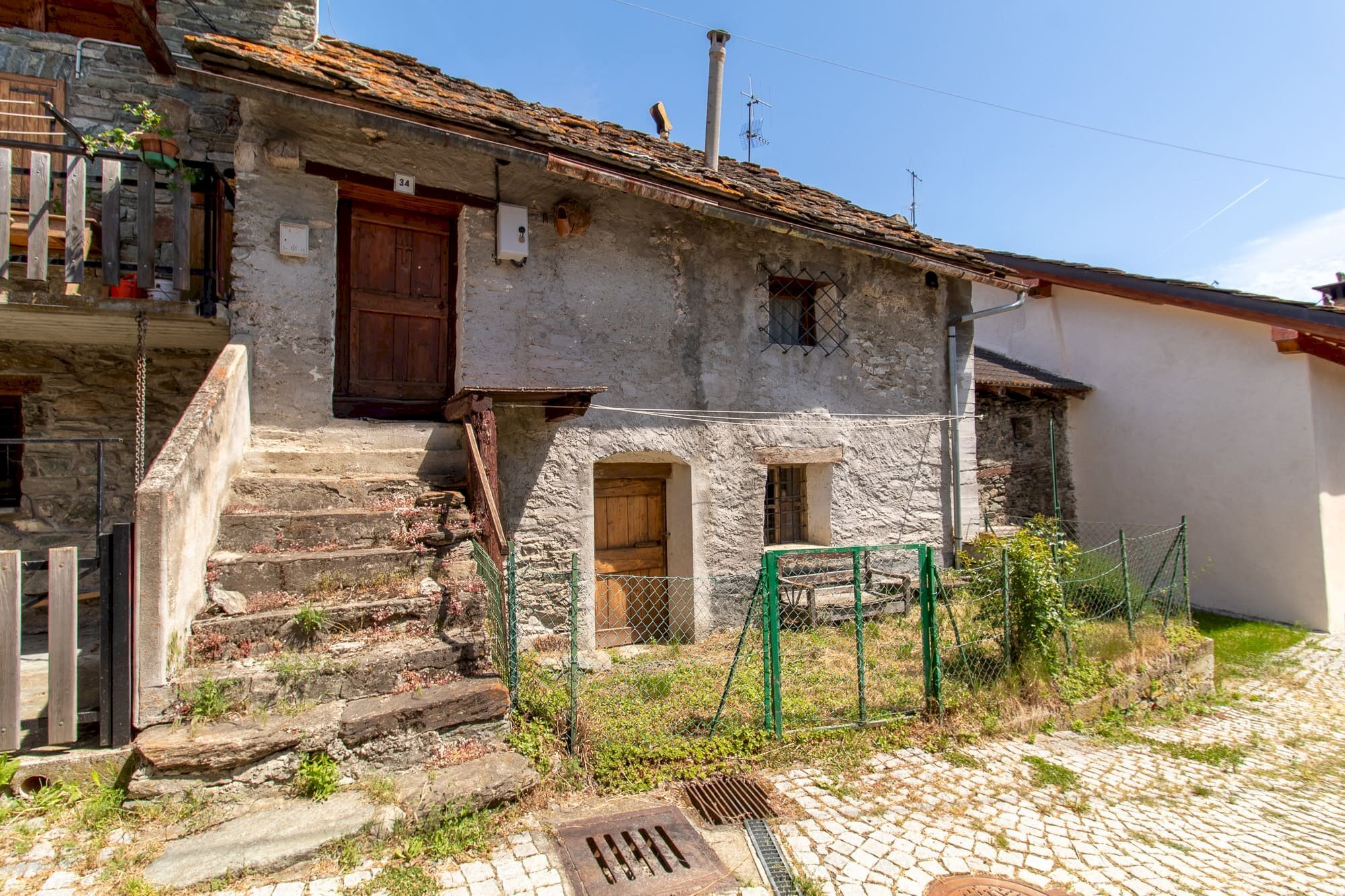 Facciata Ovest - Semi-detached house Frazione Promiod, 34, Chatillon - photo 3