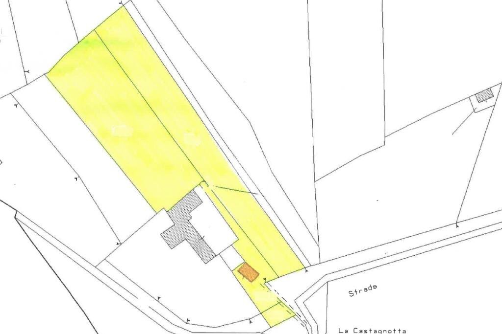Terreno agricolo Via Castagnotta, Costigliole Saluzzo - planimetria 1