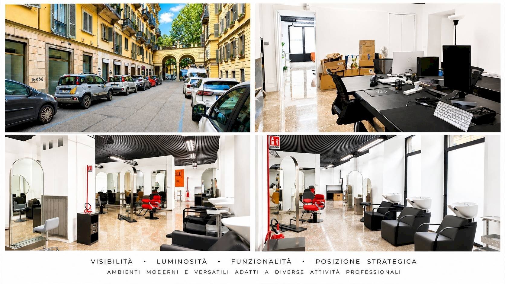 Foto 1 - Commercial Premises Via Giovanni Camerana
 
4, Torino - photo 1