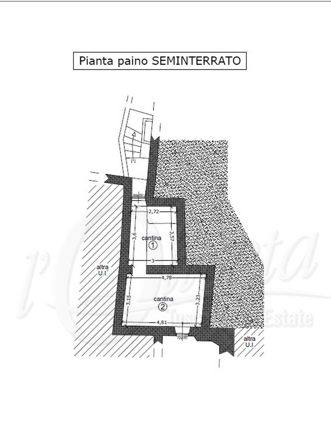 Foto 47 - Casa semi indipendente Pescaglia - planimetria 1
