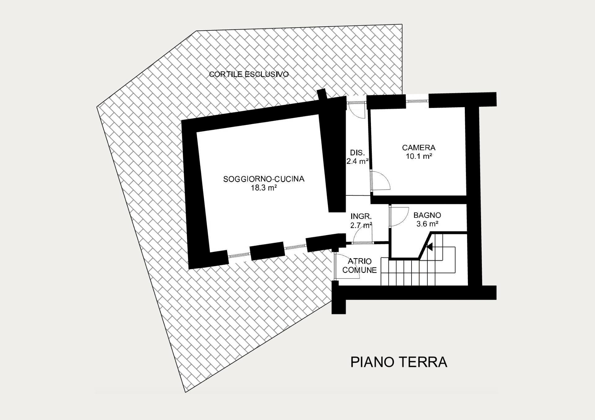Foto 8 - Two-room apartment Contrà Canale
 
67, Tonezza del Cimone - floor plans 1