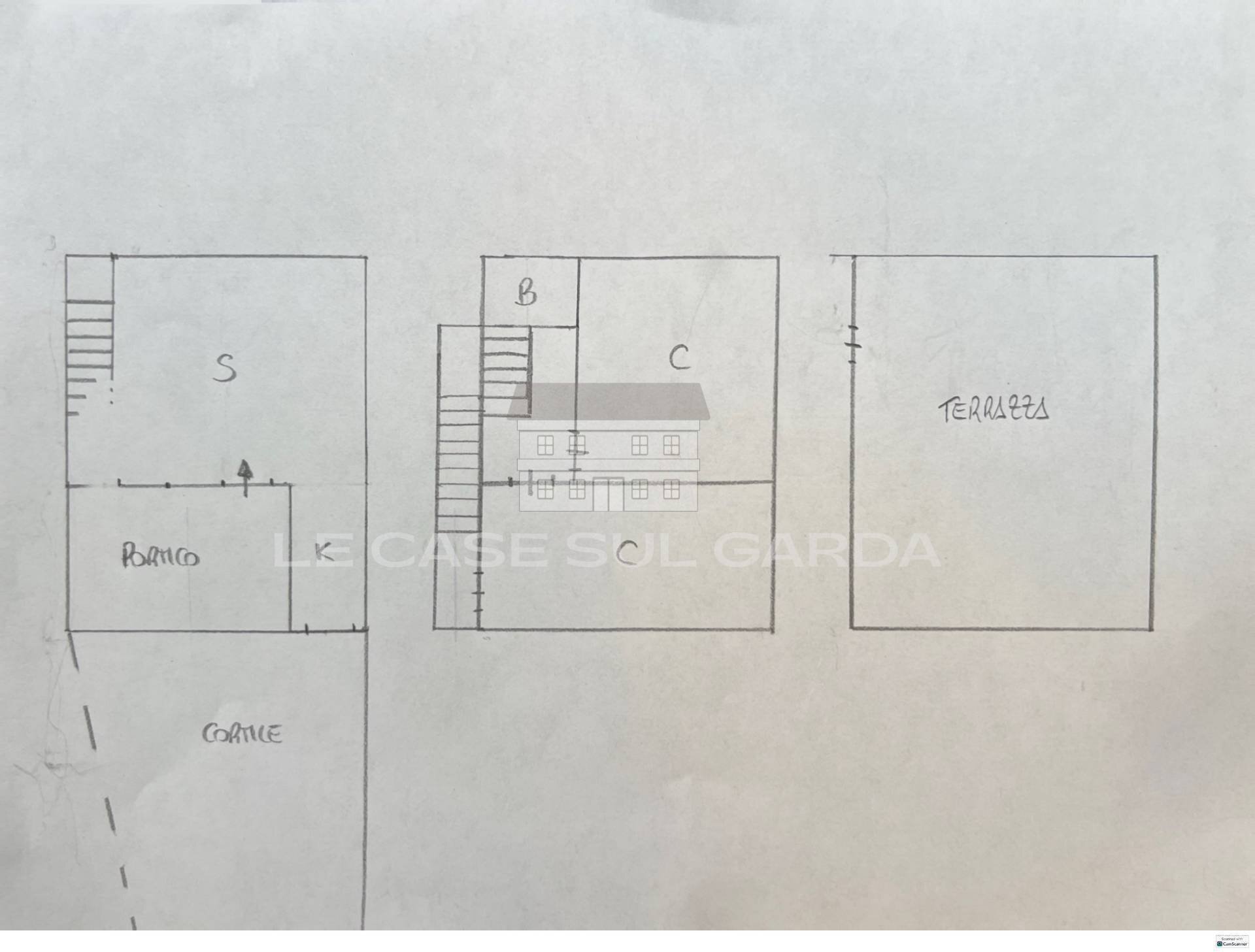Foto 43 - Terraced Villa VIA DEL MELOGRANO
 
7, Manerba del Garda - floor plans 1