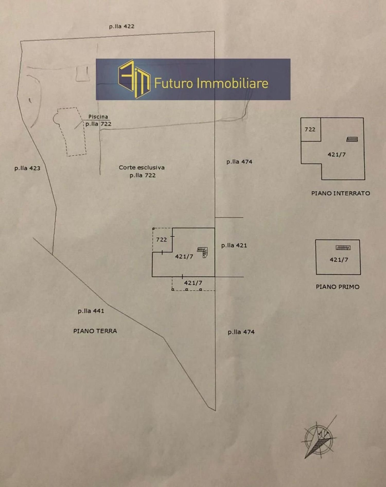 planimetria - Villa Ippocrate, Terni - floor plans 1