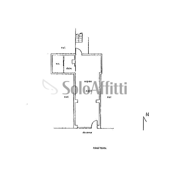 planimetria - Commercial Premises Via Camillo Benso Cavour 1B, Busto Arsizio - floor plans 1