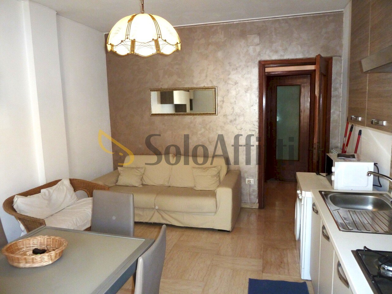 Soggiorno con angolo cottura - Three-room apartment Via Martiri della Libertà 12, Sanremo - photo 2