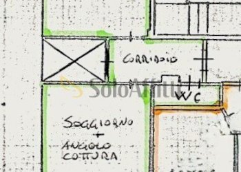 Planimetria - Three-room apartment Via Martiri della Libertà 12, Sanremo - photo 19