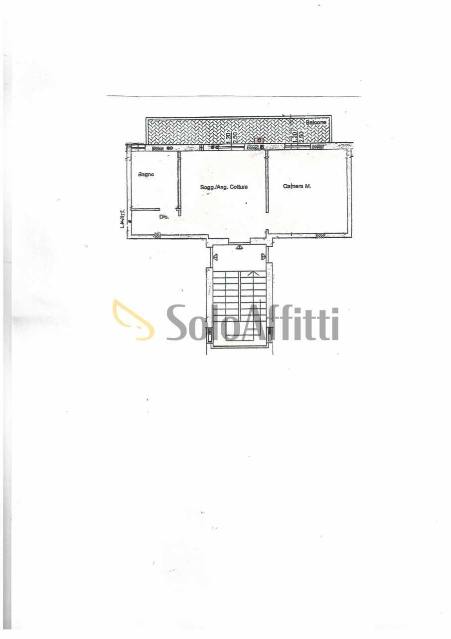 Planimetria - Two-room apartment Via Pace, Limbiate - floor plans 1