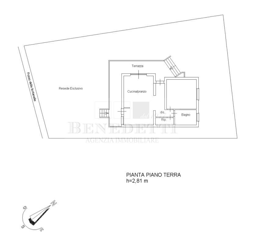PLANIMETRIA - Small Villa Massarosa - floor plans 1