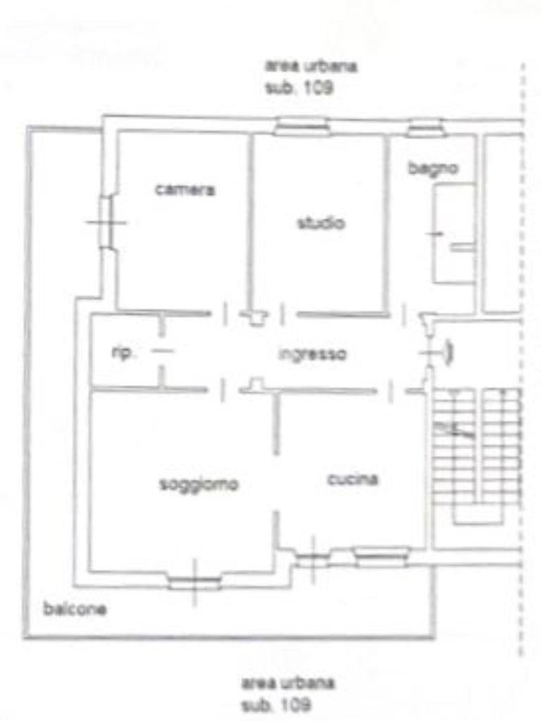 Quadrilocale Via delle rose, Poirino - planimetria 1
