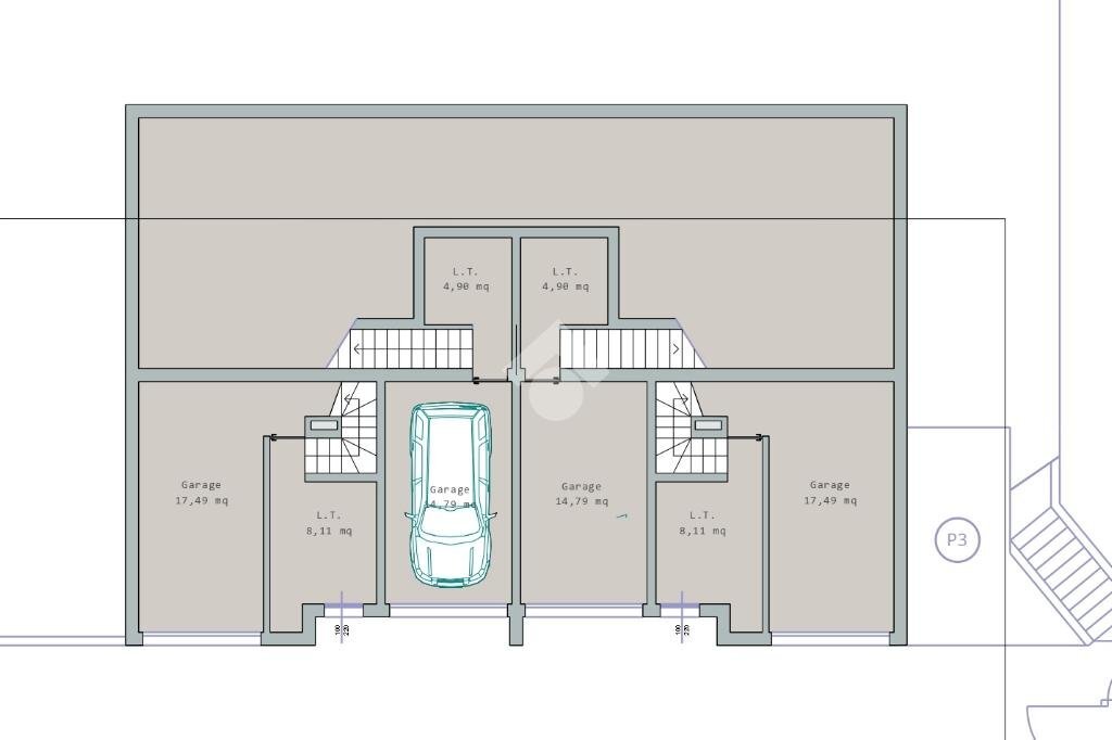 Porzione di casa Via Liberazione, Casalgrande - planimetria 1