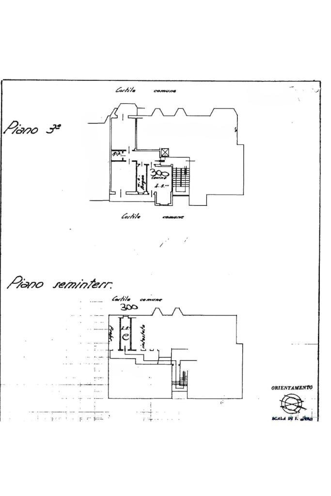 Three-room apartment Via C. Botta, Castellamonte - floor plans 1