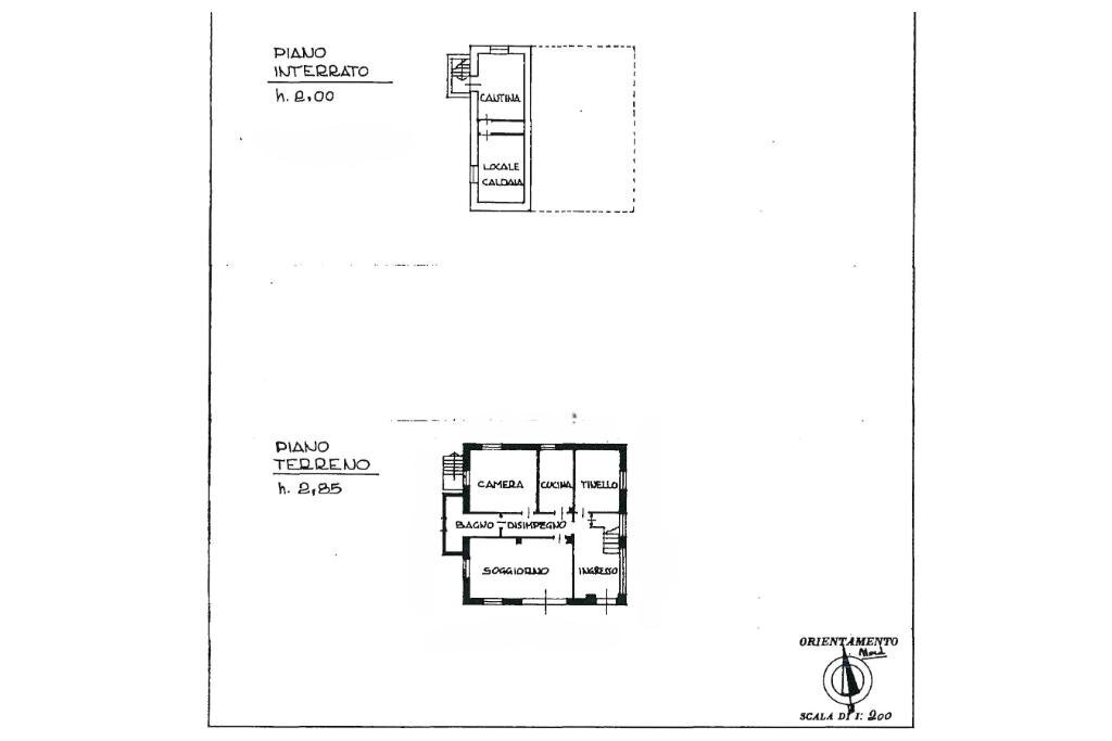 Casa indipendente Via Cavour, Colleretto Castelnuovo - planimetria 1