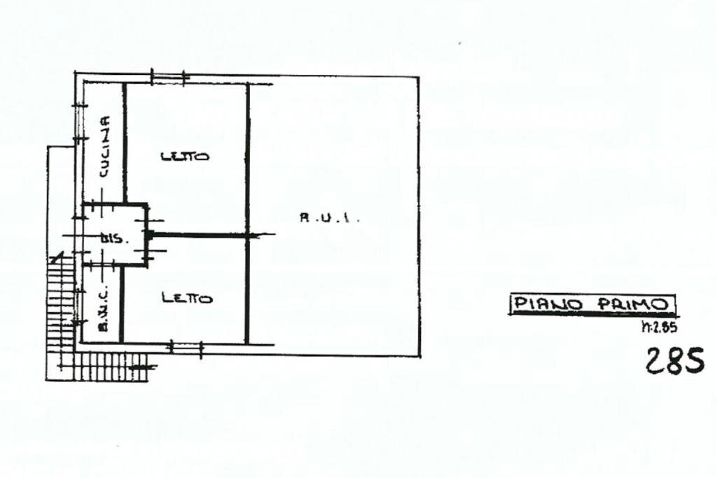 Three-room apartment Via Portici, Cesena - floor plans 1