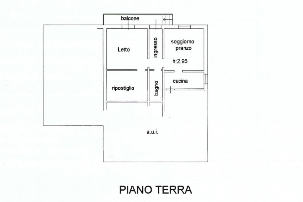 Three-room apartment Via Portici, Cesena - floor plans 1