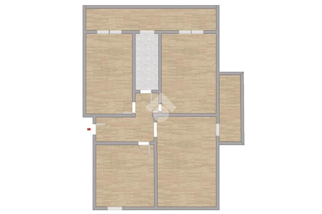 Three-room apartment Via F. Turati, Cerro Maggiore - floor plans 1