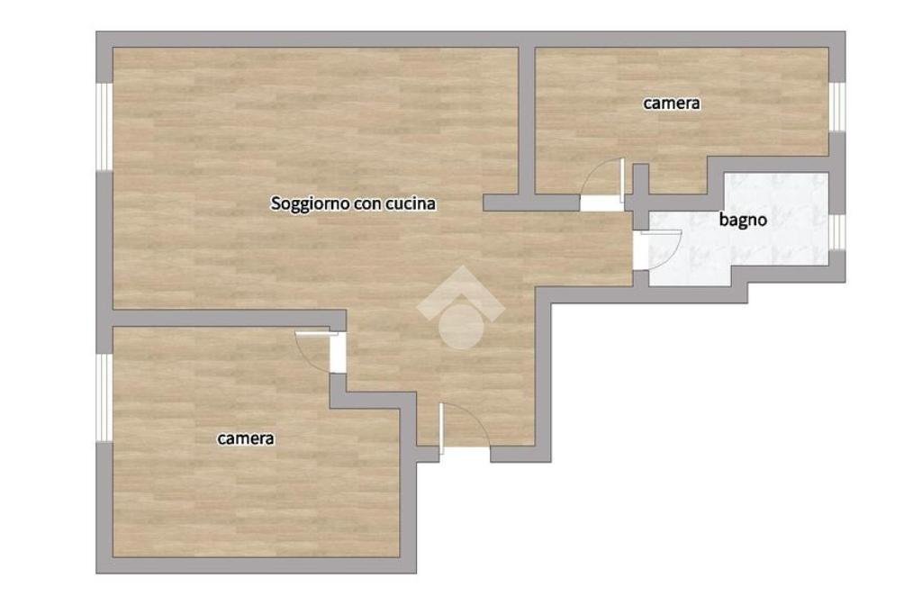 Trilocale Via Garigliano, Milano (zona Isola) - planimetria 1