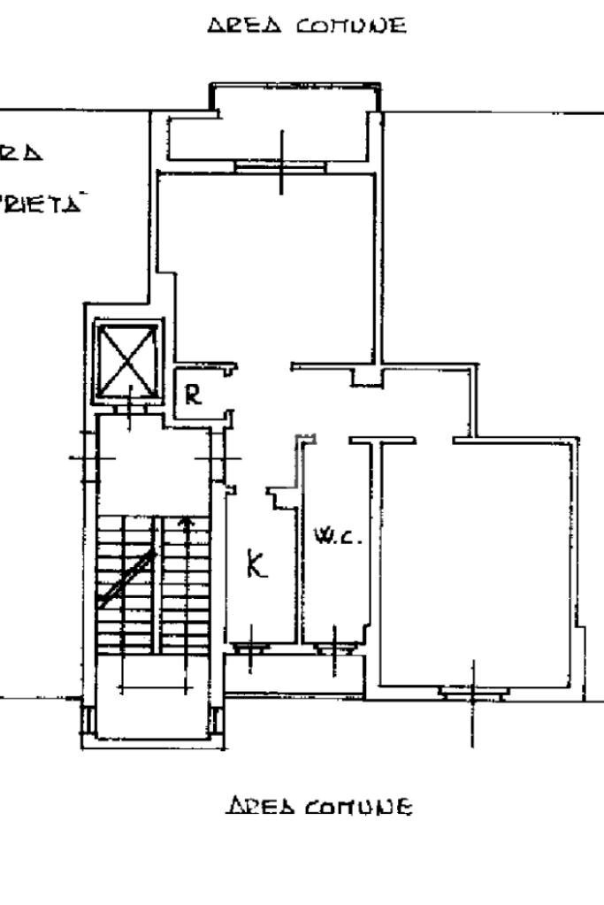 Bilocale Via S. Miniato, Milano (zona Niguarda) - planimetria 1