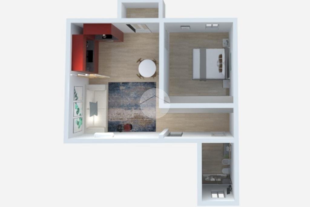 Bilocale Viale Umbria, Milano - planimetria 1