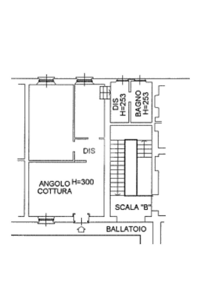 Trilocale Via Bardolino, Milano (zona Boffalora) - planimetria 1