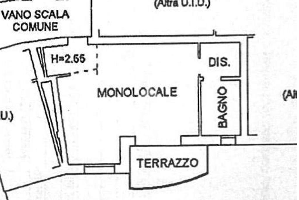 Monolocale Via Impastato, Castel Maggiore - planimetria 1