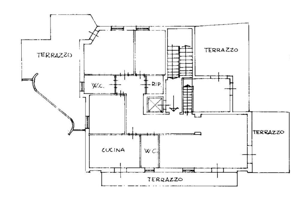 Attico Via Dei Mille, Trezzo sull'Adda - planimetria 1