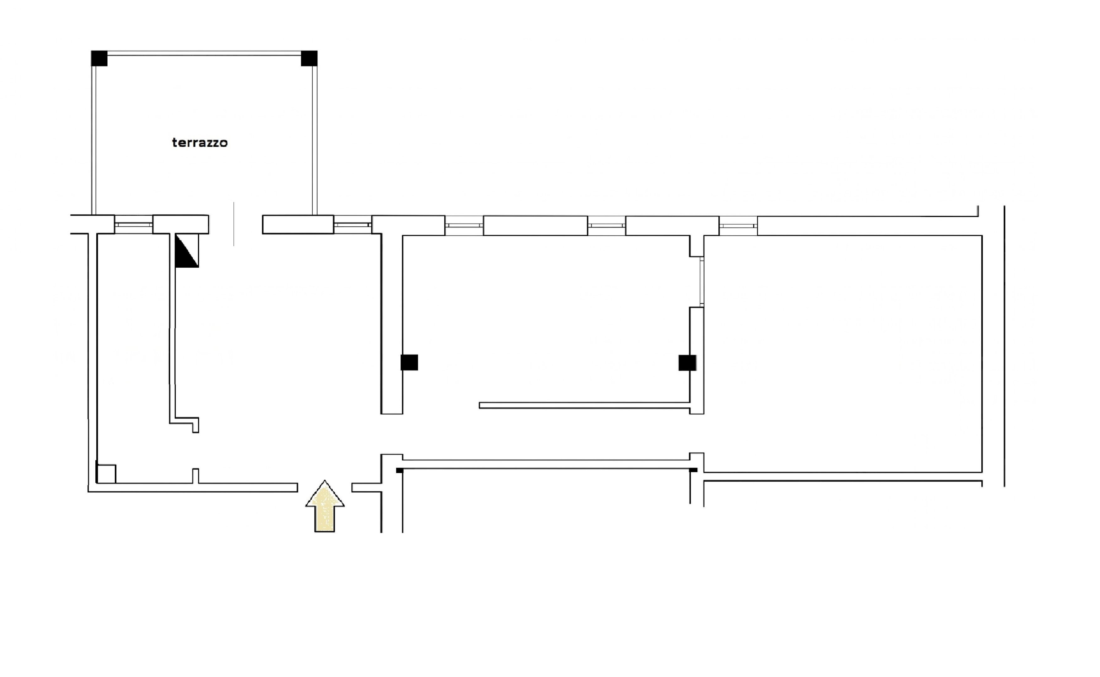 Three-room apartment Bologna (neighborhood Centro Storico) - floor plans 1