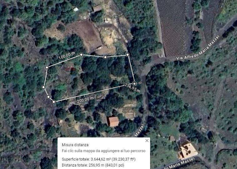Posizione della mappa - Terreno agricolo Via Alfredo Maria Mazzei
snc, Nicolosi - foto 2
