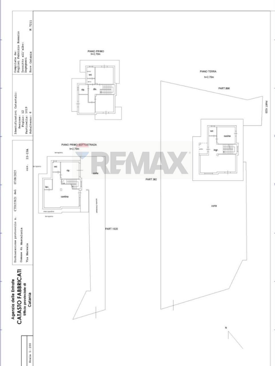 Pianta 2D - Villa Via Marsala
 
23/A, Mascalucia - planimetria 1