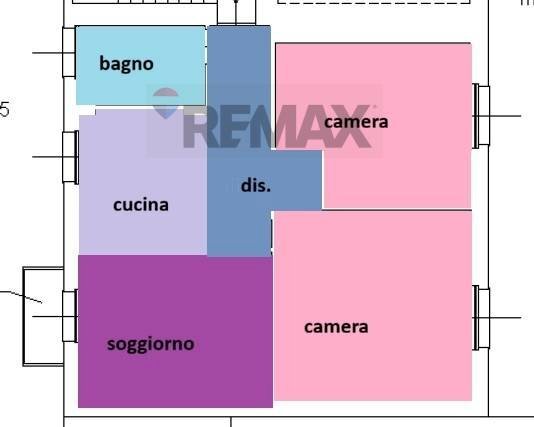 Pianta 2D - Three-room apartment VIA PAPA GIOVANNI 23
 
29, Santa Maria Hoè - floor plans 1