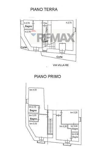 Pianta 2D - Independent house via villa re
 
snc, Pizzoli - floor plans 1