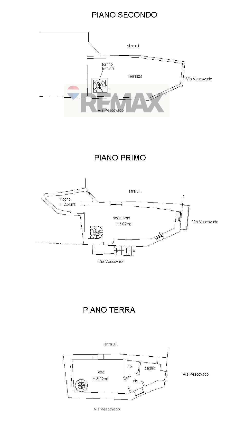 Pianta 2D - Three-room apartment Via Vescovado
 
19-25, Vieste - floor plans 1