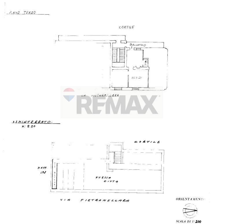 Pianta 2D - Three-room apartment Via Pietro Di Pietramellara
 
9, Milano - floor plans 1