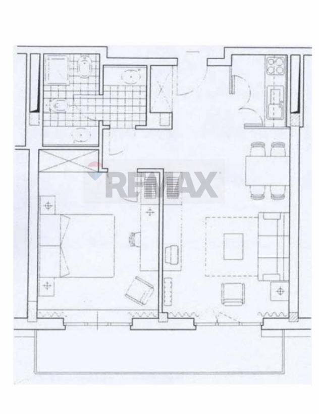 Pianta 2D - Two-room apartment Via Località Fridau
 
4, Gressoney-Saint-Jean - floor plans 1