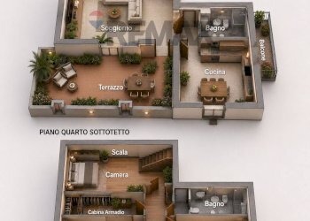 Pianta 3D - Four-room apartment Via Ludovico Ariosto
23, Sesto San Giovanni - photo 20