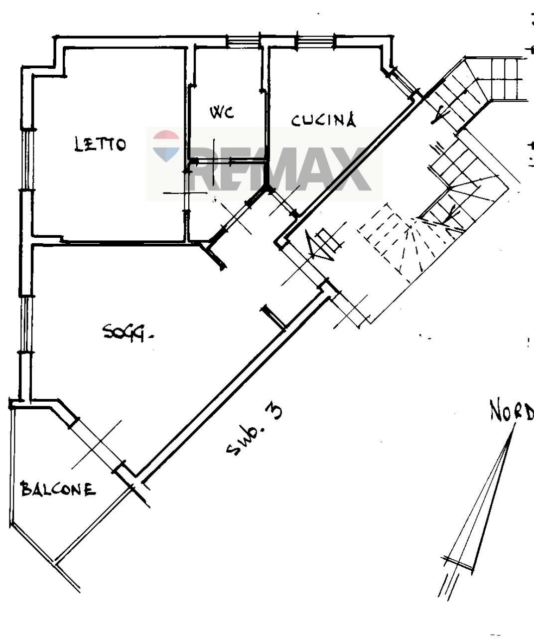 Pianta 2D - Trilocale VIA DELLE ATTINIE
 
50, Fiumicino - planimetria 1