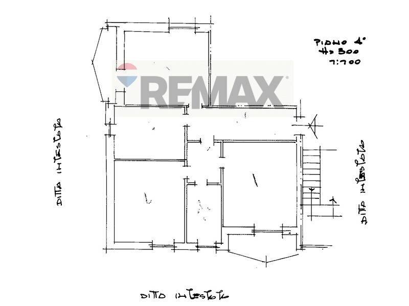 Pianta 2D - Three-room apartment Via Lambro
 
17, Lesmo - floor plans 1