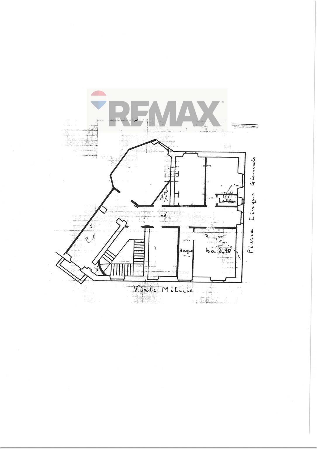 Pianta 2D - Appartamento Viale Delle Milizie
 
2, Roma - planimetria 1