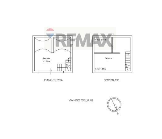 Pianta 2D - Box Via Nino Oxilia
 
48, Ragusa - floor plans 1