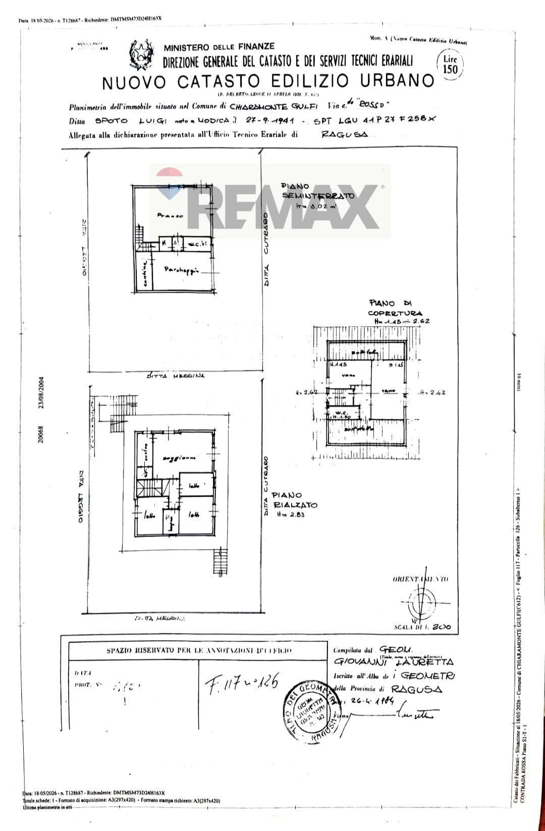Pianta 2D - Villa C.da Rossa
 
sn, Chiaramonte Gulfi - floor plans 1