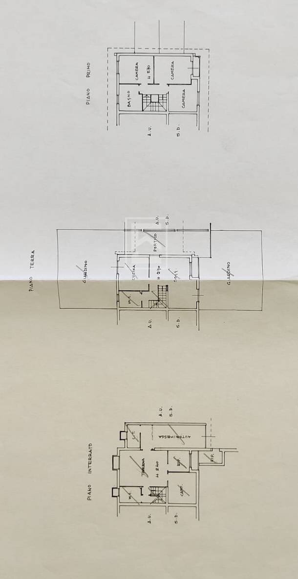 Foto 49 - Terraced Villa via don pietro minelli
 
23, Salò - floor plans 1