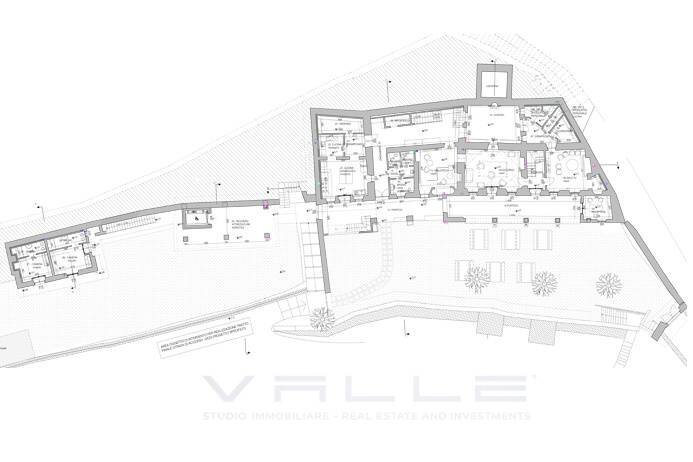 Planimetria - Villa via San Sebastiano, Bergamo - floor plans 1