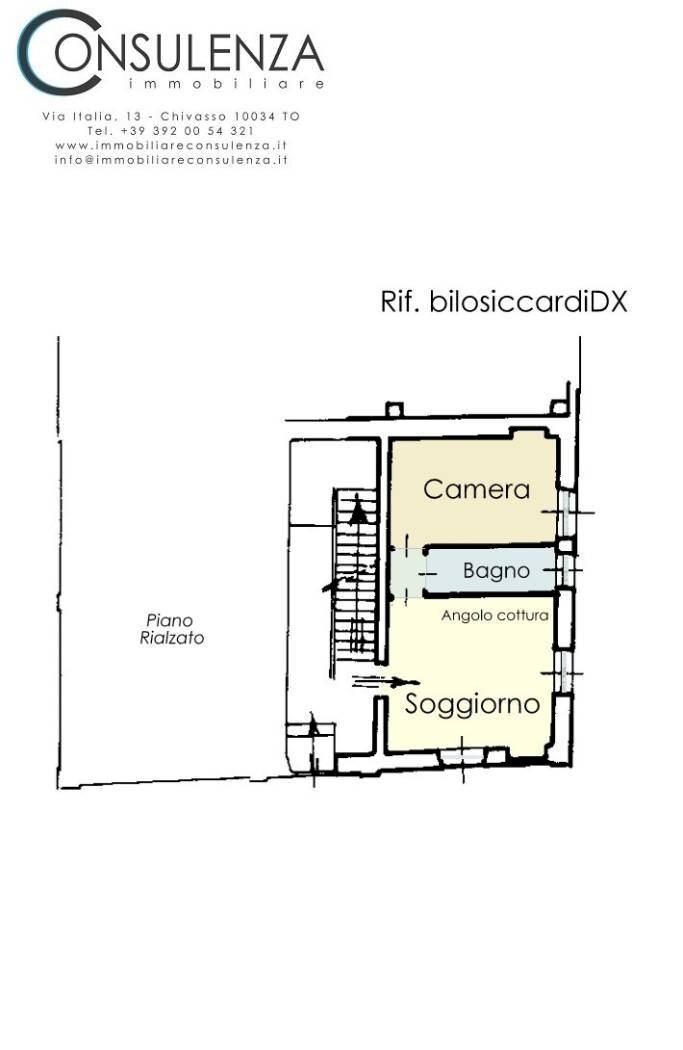 Appartamento via Siccardi, 16, Chivasso - planimetria 1
