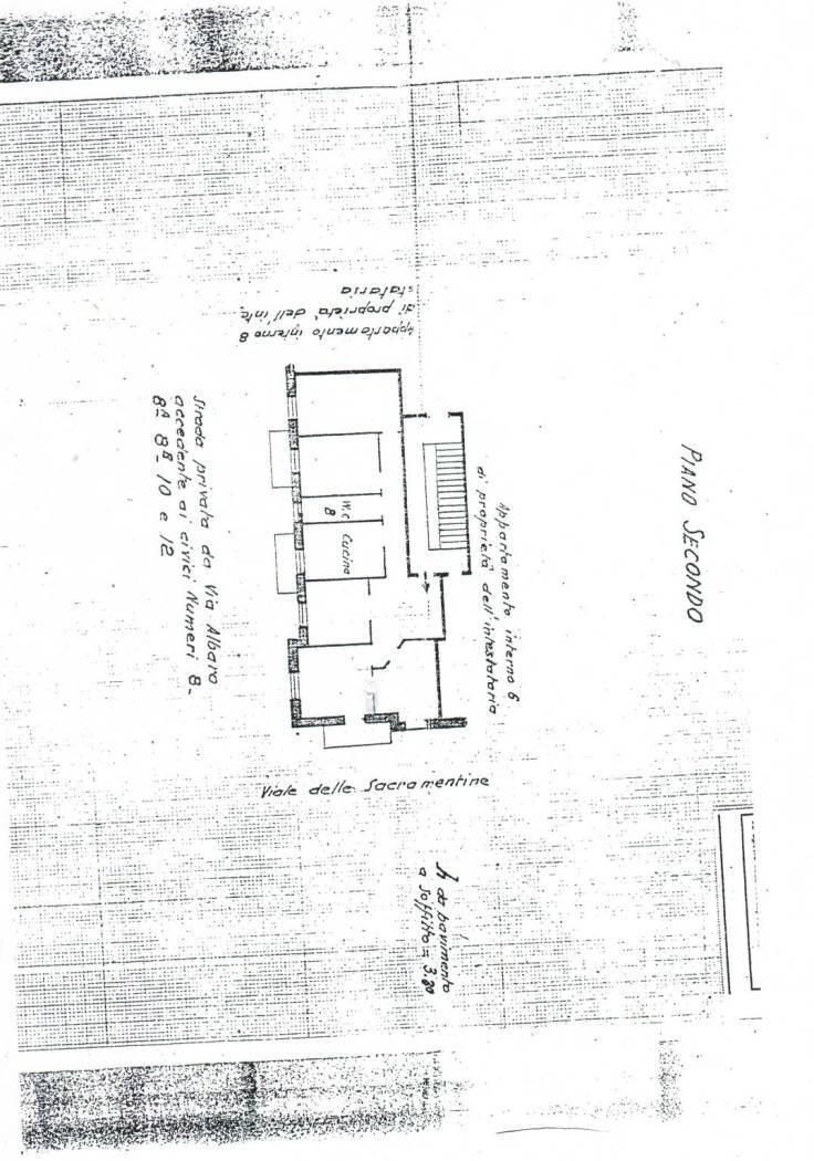 Three-room apartment via Albaro, Genova (neighborhood Albaro) - floor plans 1